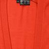 SalVatore Ferragamo Ferragamo V Neck Long Cardigan In Orange VirgIn Wool Orange