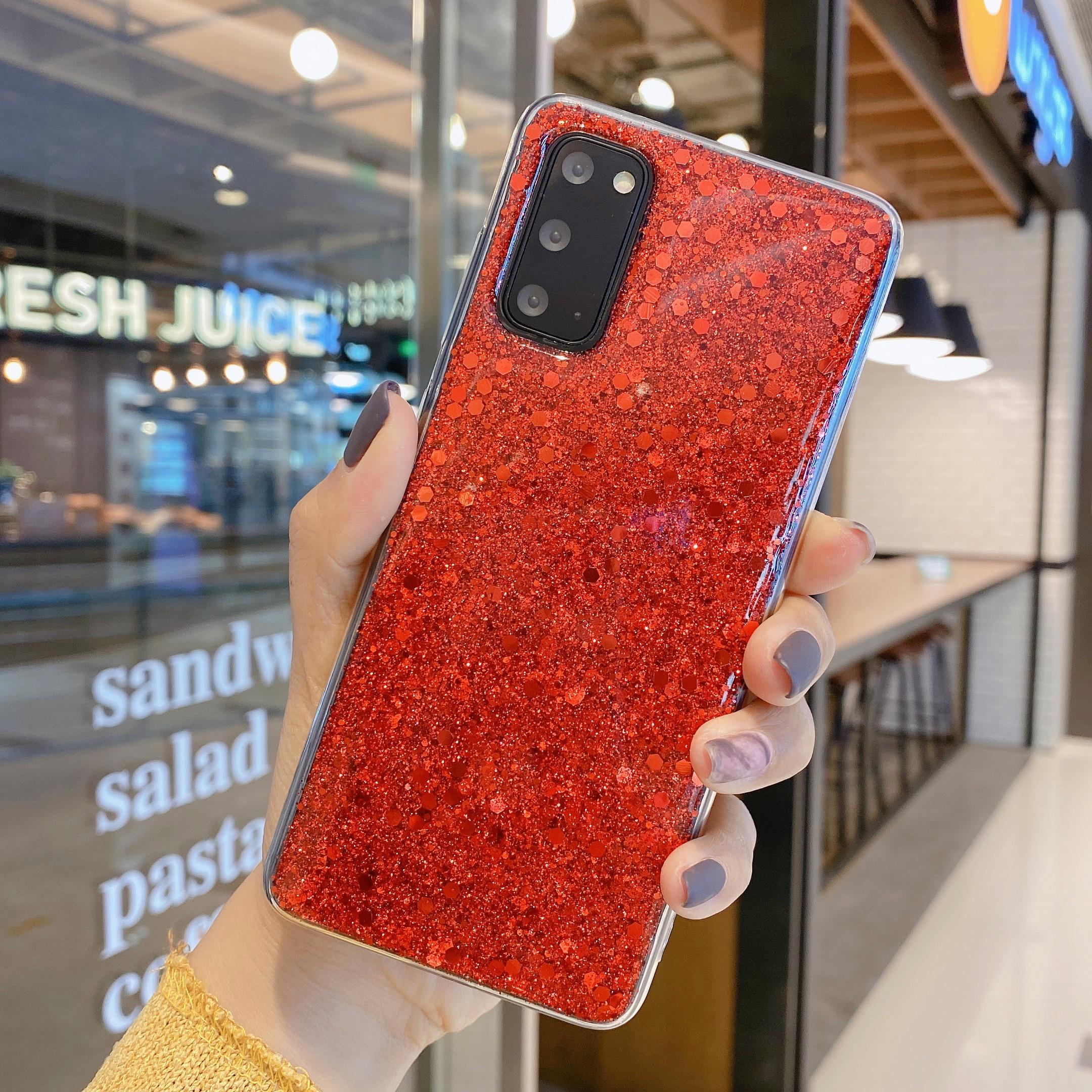 

Роскошный чехол со стразами и блестками для Samsung Galaxy A52 A12 A72 A51 A71 A50 A41 S21 Ultra 5G S20 FE S10 Plus A 70 Мягкий силиконовый чехол For S20