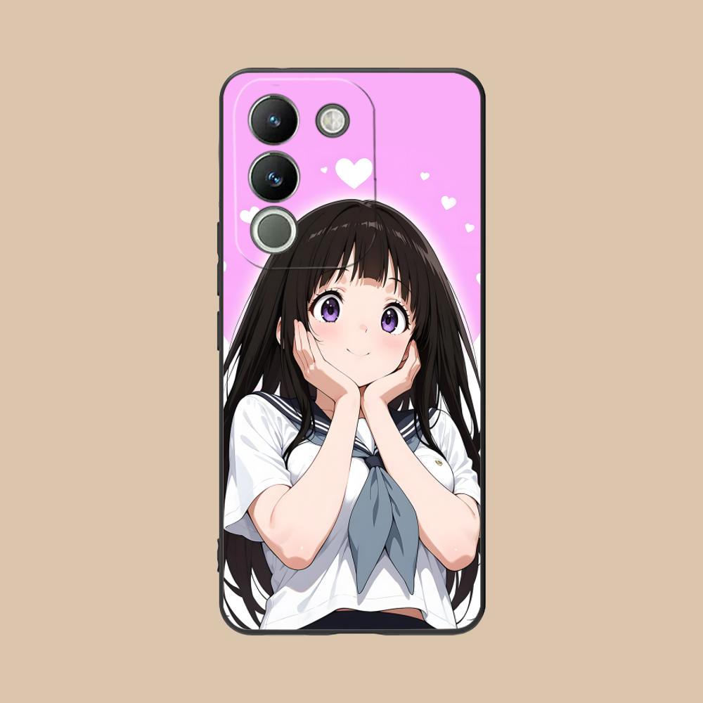 Hyouka Chitanda Matte TPU Mobile Phone Case for VIVO Y77 76 75 74 73 72 58 56 55 51 50 38 36 Y19 Y18 Y03 Y01 5G Colorful Cover vivo Y01