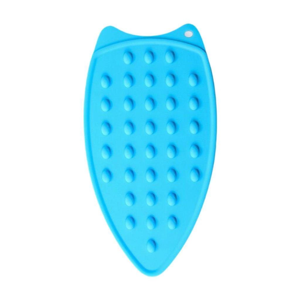 Silicone Rest Pad for Hot Iron Rest Household Anti Slip with Hole Protecting Your Table during Ironing Portable Ironing Stand