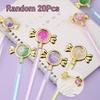 20Pcs Cute Candy Neutral Pen Gradient Student High-value Gift Pen 0.5mm Black Ink Neutral Pen School Office Writing Supplies Gifts