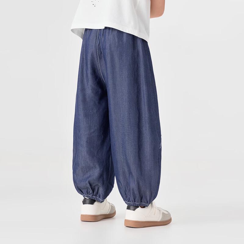 Duoduo Boys' Lyocell Tencel Harem Pants