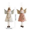 2pcs Cartoon Angel Girl Pendant Plush Christmas Tree Hanging Decoration  New Year Festival Gifts