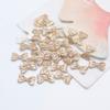 Wholesale 1000Pcs 15*9mm Glitter Leather Padded Bow Tie Appliques for DIY Crafts Hat Patches Headwear Hairpin Decor Accessories