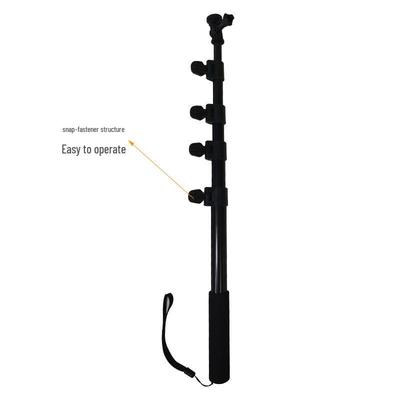 Buckle Clasp 1.5m Aluminum Selfie Stick with Fill Light & Multifunctional Extendable Tripod