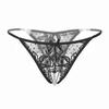 Open Panties Female Interest Temptation Lace Low Waist Ultra-thin Transparent Mesh Sexy Hot Women's Thong Open Crotch