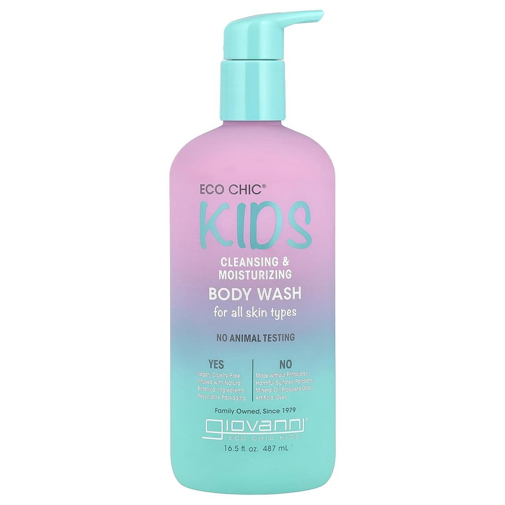 Eco Chic® Kids, Cleansing & Moisturizing Body Wash, 487 Ml (16.5 Fl Oz)