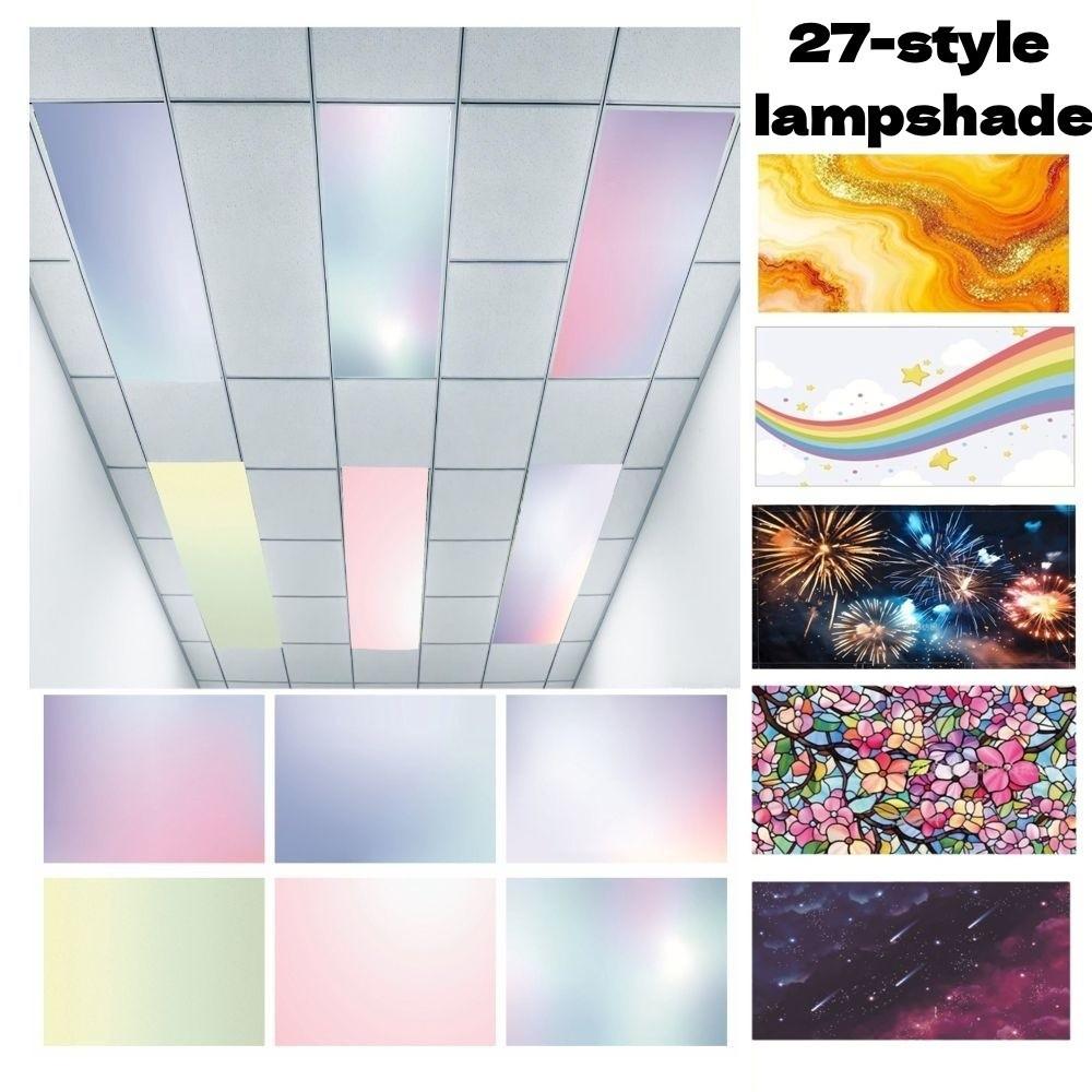 Eye-Protective Ceiling Light Cover Polyester Fabric Light-Blocking Lampshade Office