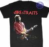 Maglietta Unisex Nera Vintage MARK KNOPFLER DIRE STRAITS