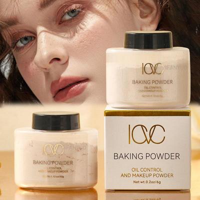 Matný povrch Sypký pudr Oil-Control absorbuje olej ne vodu Hedvábně hladká make-up podkladová báze zakrývající póry Make-up Kosmetika
