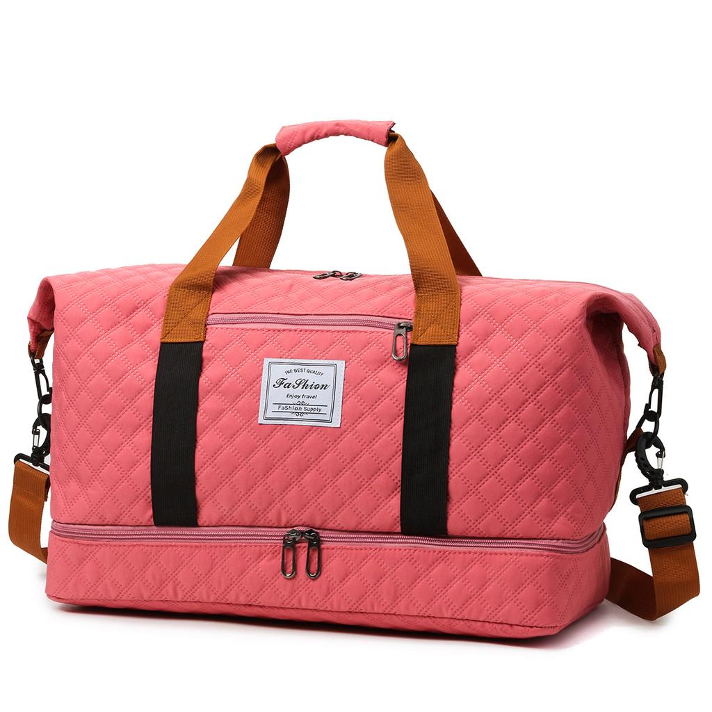 Fashionable Casual Shoe Bin Handbag Handbag Wet and Dry Separation with Yoga Mat Yoga Bag Can Be Used To Pull Rod