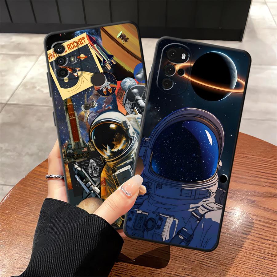 Cool Astronaut Phone Cover Case for Motorola Moto G32 G71 Edge 20 Pro 30 Lite G50 G60s G52 G53 G30 G22 Edge40 G51 G73