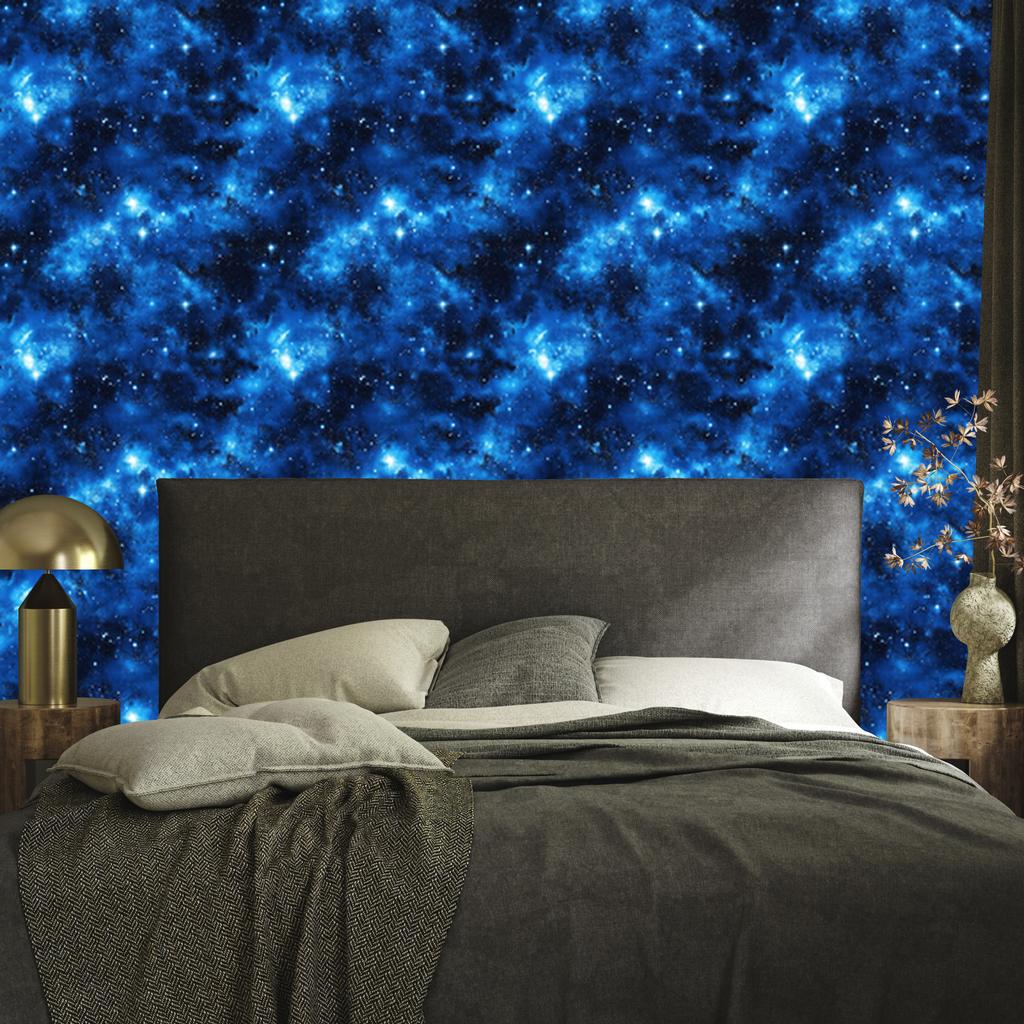 Watercolor Galaxy Wallpaper Blue and Navy Blue, Navy Blue Background 50x1000