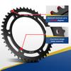 525-15T/44T Motor Front Rear Star Chain Wheel Sprocket for Hyosung GT 650 GT650 S R Comet FI Naked II EFI Sport touring