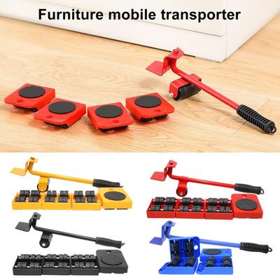 Furniture Lift Mover Tool 220Lbs Load-capacity Portable Furniture Mover Sliders Tool with Adjustable Height Lifting Tool Lever