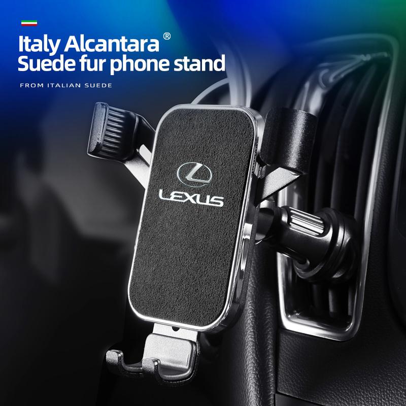 

2026 Hot Interior Stickers Car Phone Brace Mount Auto Air Vent Handset Holder For Lexus F SPOR CT ES GS NX IS250 CT200h IS300h E
