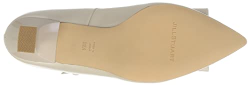 JILL STUART SHOE Women's Ribbon Motif One-Strap Pumps, Size 6493, LBG Glass, 23.0 Cm, E