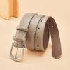 Women'S Belt Double-Sided Leather New Simple Women'S Pin Buckle Belt Versatile Decorative Jeans Versatile Belt