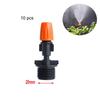 10pcs Atomizing Nozzle Drippers, Adjustable Garden Irrigation Nozzle, Micro Auto  Irrigation System Garden/Roof Cooling Nozzle