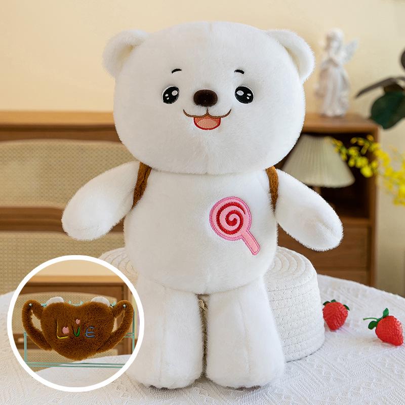 

Happy Bear Plush Doll - Cuddly Cloth Figure for Sleep or Gift 25 cm