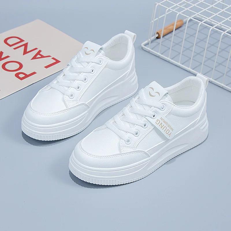 

Fashion Women Casual Shoes Comfortable Womens White Shoes Breathable Women Sneakers Brand Women s Vulcanize Shoes Mujer 35