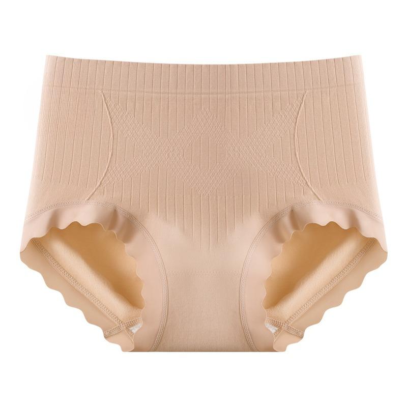 

Ladies Spring and Summer New X Bandage Abdominal Lift Hip Mid Waist Triangle Briefs XXL абрикосовий