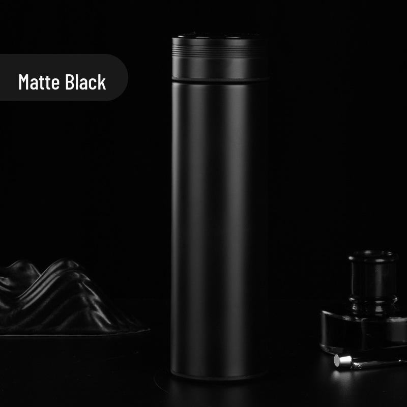 304 Stainless Steel Smart Temperature Display Insulated Water Cup with LED - Customizable Gift