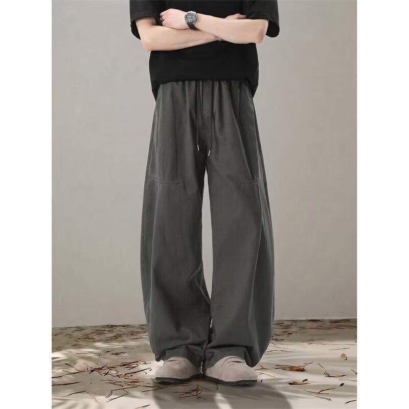 Scimitar Tooling Casual Pants Men's Summer New Trendy Brand Loose Retro Wide-leg Versatile Casual Trousers
