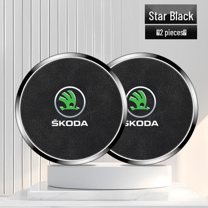Skoda Kodiaq Cup Holder Coaster for 2017-2024 Models, Alloy
