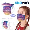 Children's Disposable Tie-dye Starry-sky Printed Mask Disposable Face Mask Ear Loop Mask 50PCS