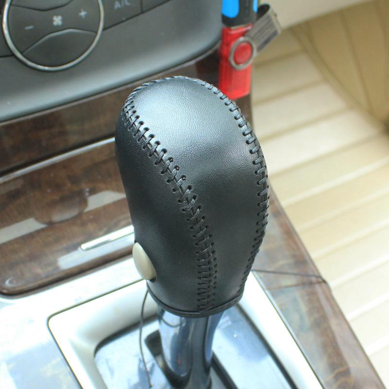Car Gear Shift Knob Cover For Nissan Sentra Tiida Livna Lannia Teana Altima Bluebird Lhd Leather Gearbox Shift Knob