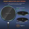 Wireless Charger Pad For iPhone 16 15 14 13 12 X Pro Max Samsung S23 S22 S20 Xiaomi Huawei Induction Fast Charging Dock Station