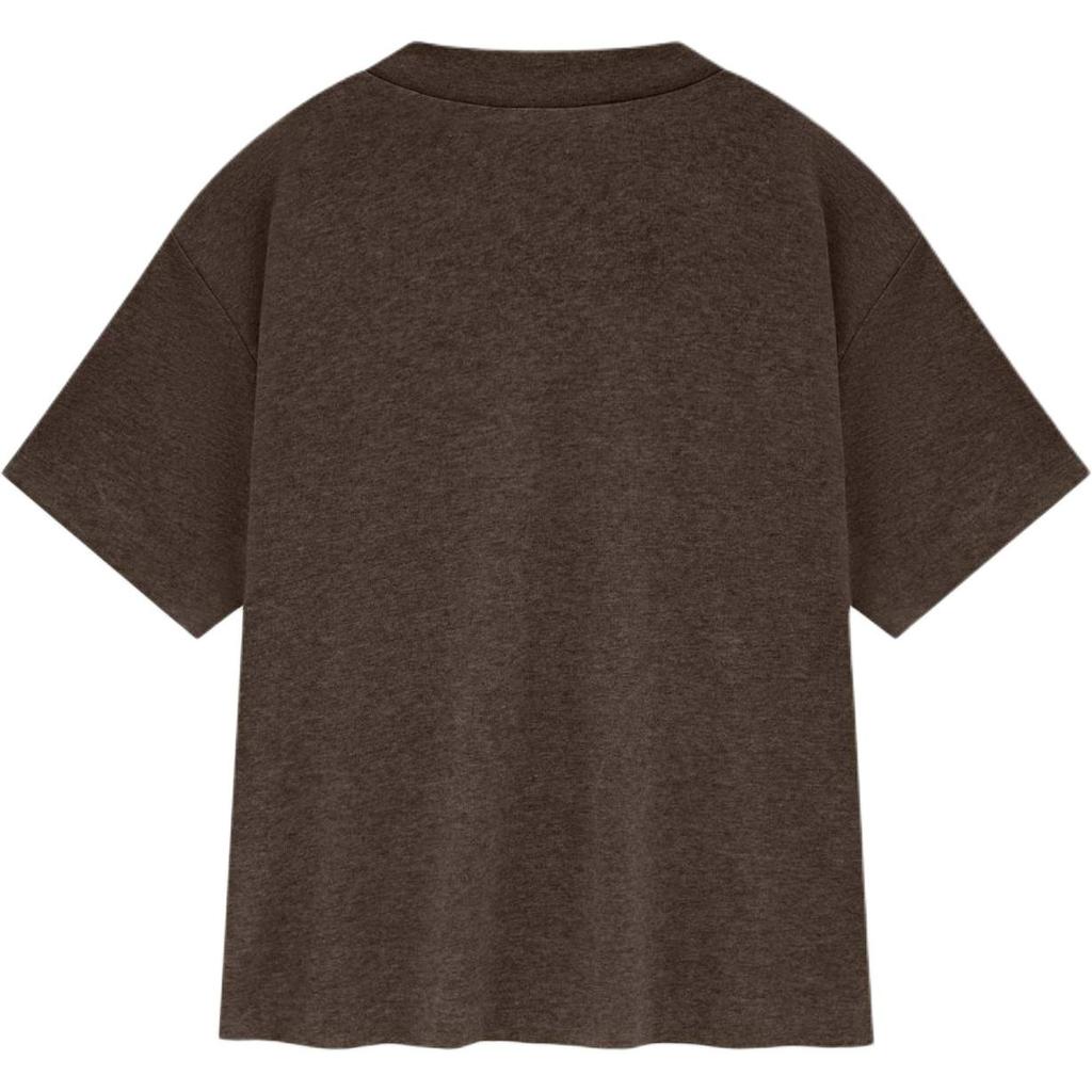 (WMNS) Fear of God Essentials SS24 T-shirt 'Heather Wood' Women's 125SU245442FW