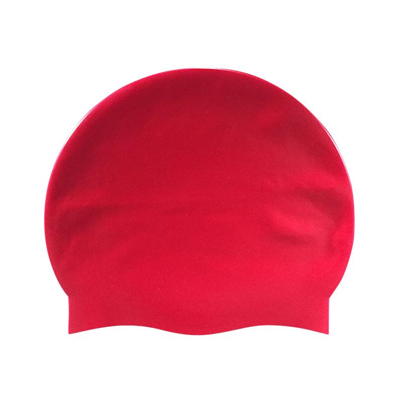 60g Unisex Silicone Swim Cap: Adult Fashion, Waterproof, Ear Protection, Pure Color