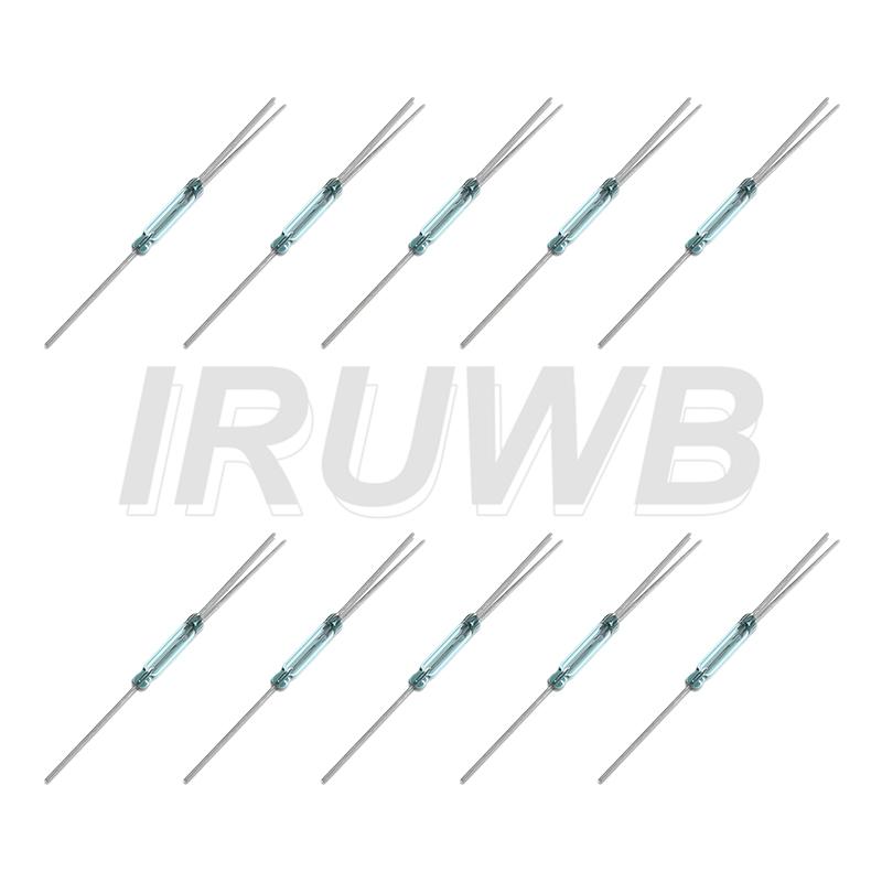 10PCS Reed Switch 3Pin Magnetic Switch 2.5*14mm Normally Open Normally Closed Conversion 2.5X14MM NO NC Conversion for Sensors