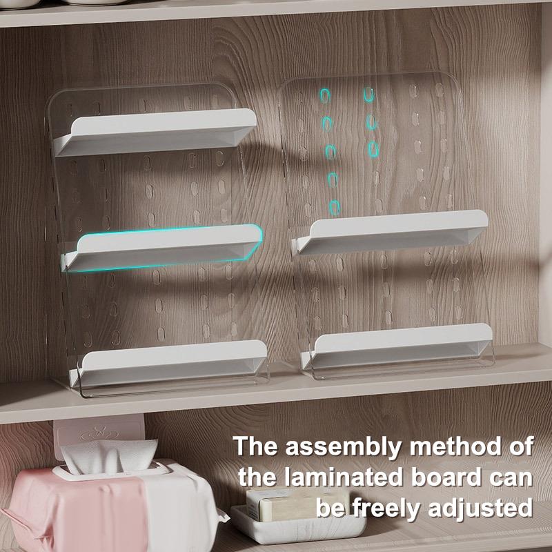 Mirror Cabinet Storage Box Storage Rack Three-Layer Cosmetics Acrylic Rack Bathroom Toilet Lipstick Dressing Table Jewelry Rack