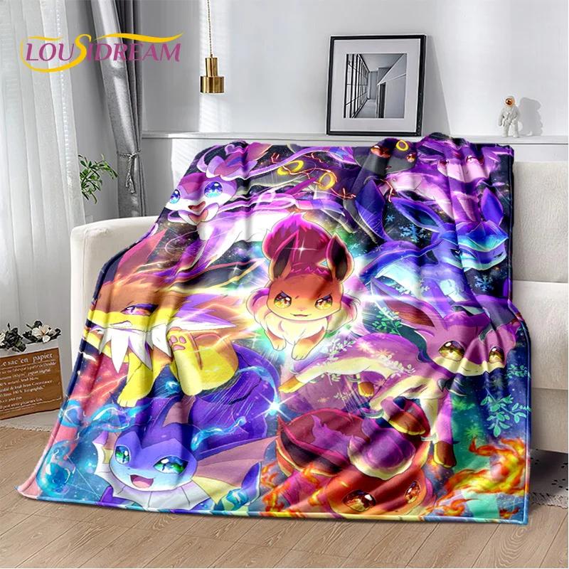 Japanese Pokemon Cute Cartoon Soft Flannel Blankets,Throw Blanket Comfortable Blanket for Picnic Beds Sofa Home Bedroom Kids