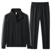 Spring Autumn Men's Tracksuit Cotton Sports Suit Sweatshirt  2-piece Set Middle-Aged And Elderly Casual Cardigan Hoodies Set
