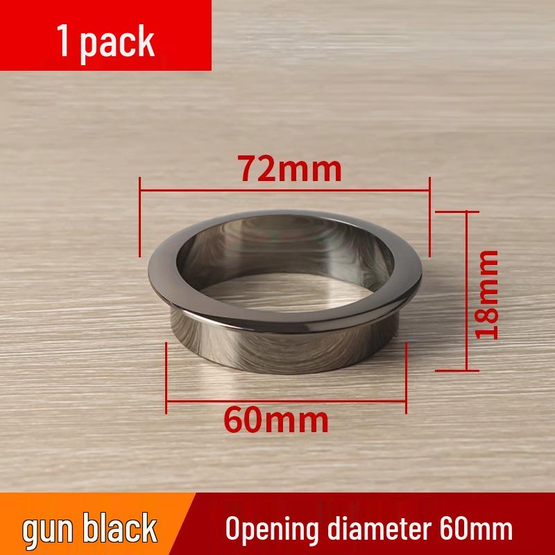 Round Plastic Desk Grommet Cover for Cable Management