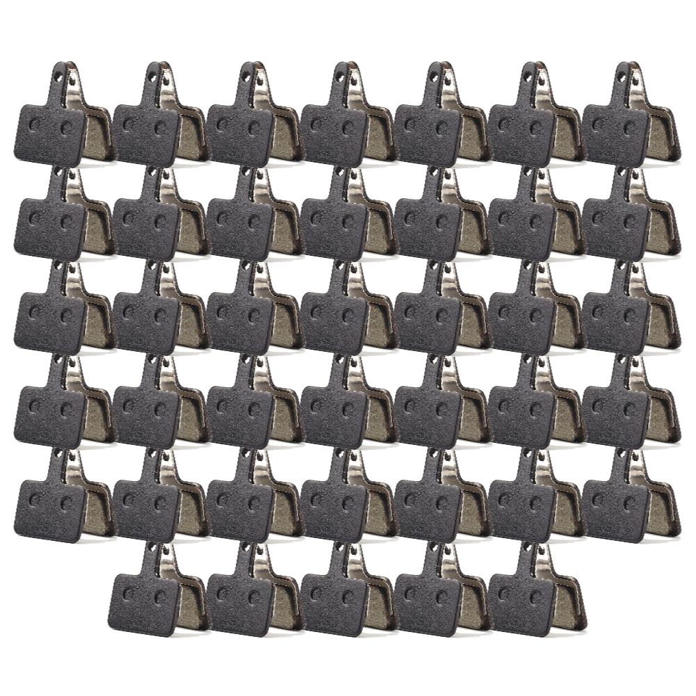 1-50 Set MTB Mountain Bike Metal Disc Brake Pads for SHIMANO M375 M445 M446 Bicycle Parts Cycling Organic Resin Disc Brake Pads