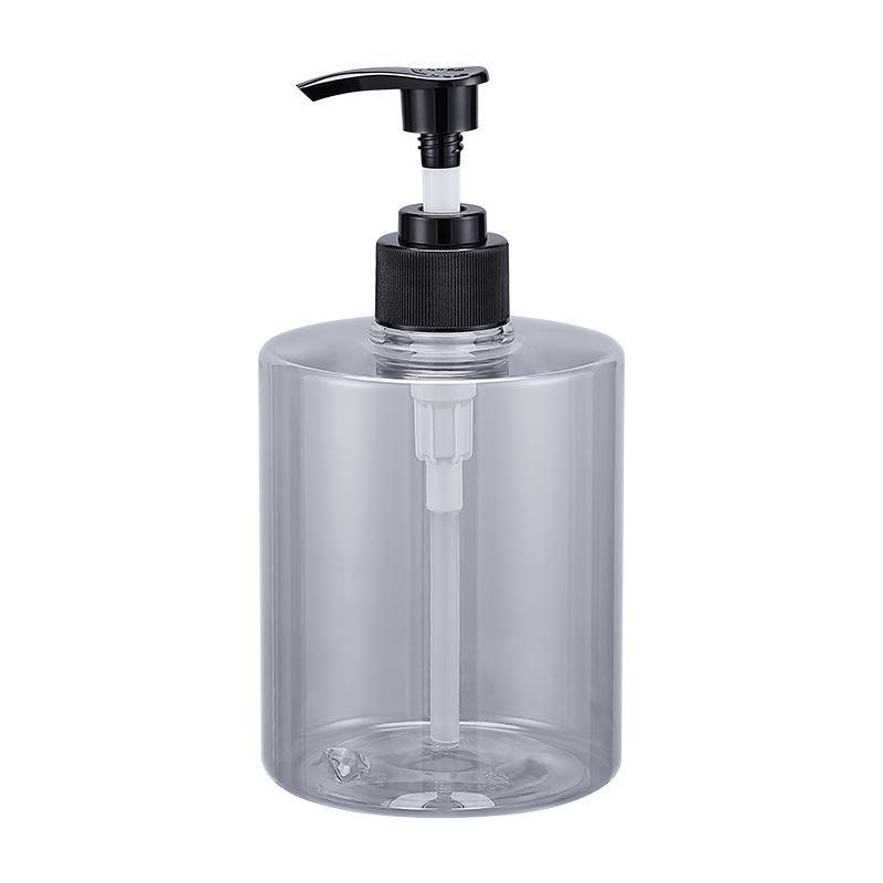 Sticlă transparentă din plastic PET de 500 ml pentru dezinfectant, loțiune, șampon și gel de duș