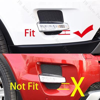 Para Land Rover Range Rover Evoque 2012-2015 Coche Luz Antiniebla Rejilla Marco Carcasa Cubierta Luz Antiniebla Embellecedor Tapa Bisel Capó