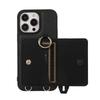 Crossbody Lanyard Phone Case for IPhone 15 14 Plus 13 12 11 Pro Max Card Holder Wallet Leather Cover with Wrist Shoulder Strap