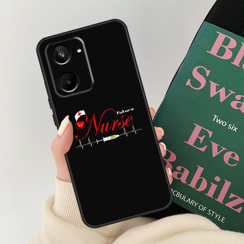 Nurse Medical Medicine For Realme 12 9 10 11 Pro Plus GT5 C67 C55 C53 C51 C35 C33 C30 C25s C21Y C11 GT Neo 5 Case