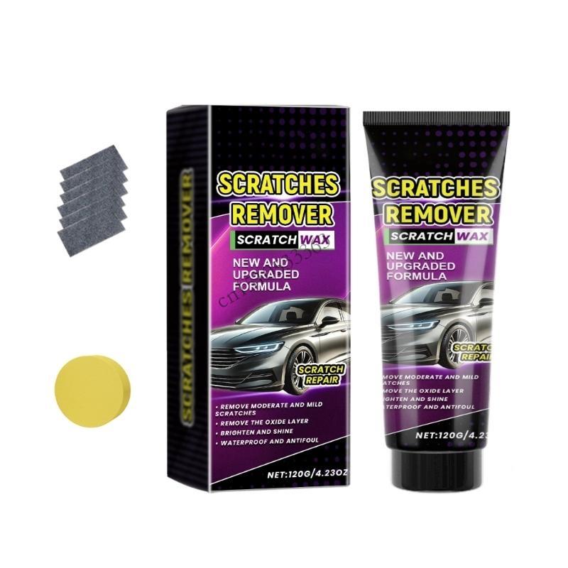 

090E 120g/4.23oz Car Scratch Remover Car Paint Scratch Polishing Wax Surfaces Scratch Repairing Paste with Cloth Sponge China Mainland