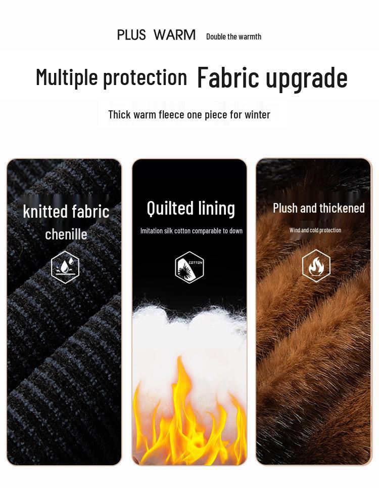 Men's Wool Blend Winter Jacket - Warm, Thickened Coat for Dad or Grandpa