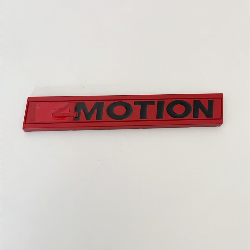 AABIN1 3D Metal 4 Motion Logo 4motion Emblem Car Trunk Badge For Volkswagen CC T5 Golf 4 Passat B6 Tiguan 4MOTION Sticker Accessories