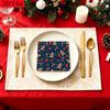 20pcs Disposable Napkins with Candy Element Pattern Print for Wedding,Parties,and Daily Use for Thanksgiving Fall Christmas Table Decoration