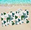 Vibrant Tropical Print Bath Towel - Soft Absorbent Towel for Family & Travel, Colorful Beach Design for Summer Fun