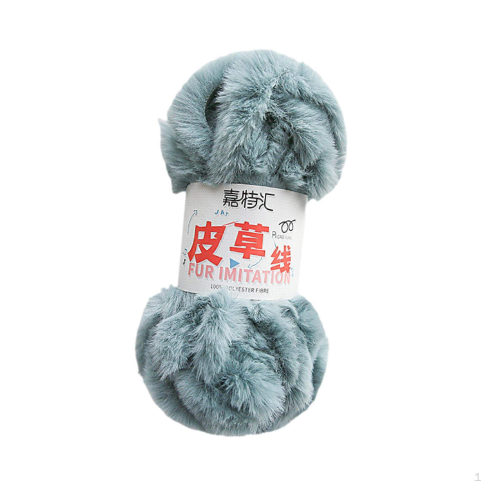 

Толстая пряжа искусственный мех креативные аксессуары утолщенный 10 м длинный супер мягкий вязальный канат